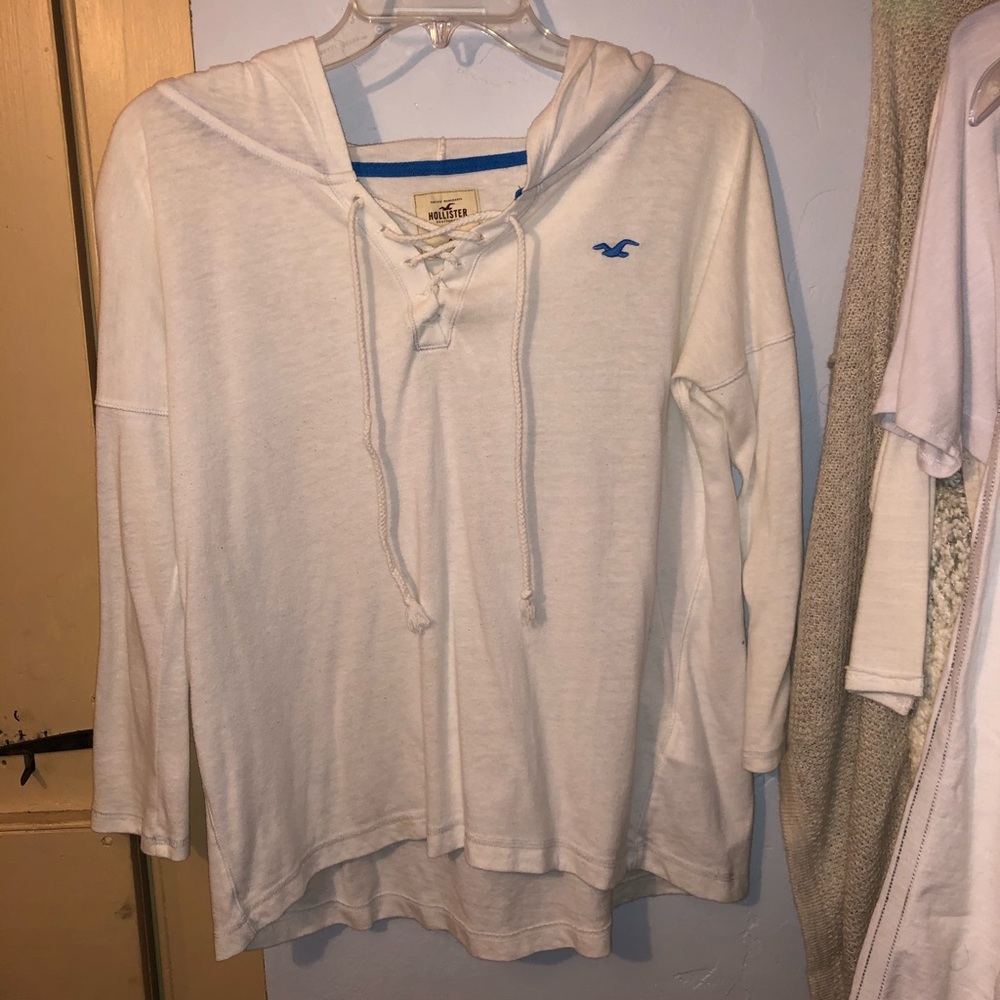 White hoodie